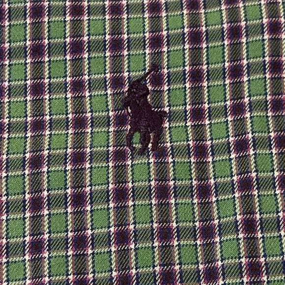 Polo Ralph Lauren Shirt Medium M Long Sleeve Classic Fit Plaid - Picture 3 of 12